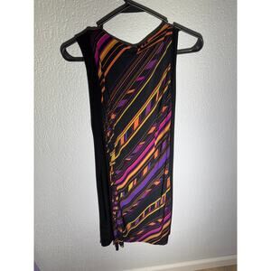 Signature by Robbie Bee Multicolor Sleeveless Sheath Dress – Size M